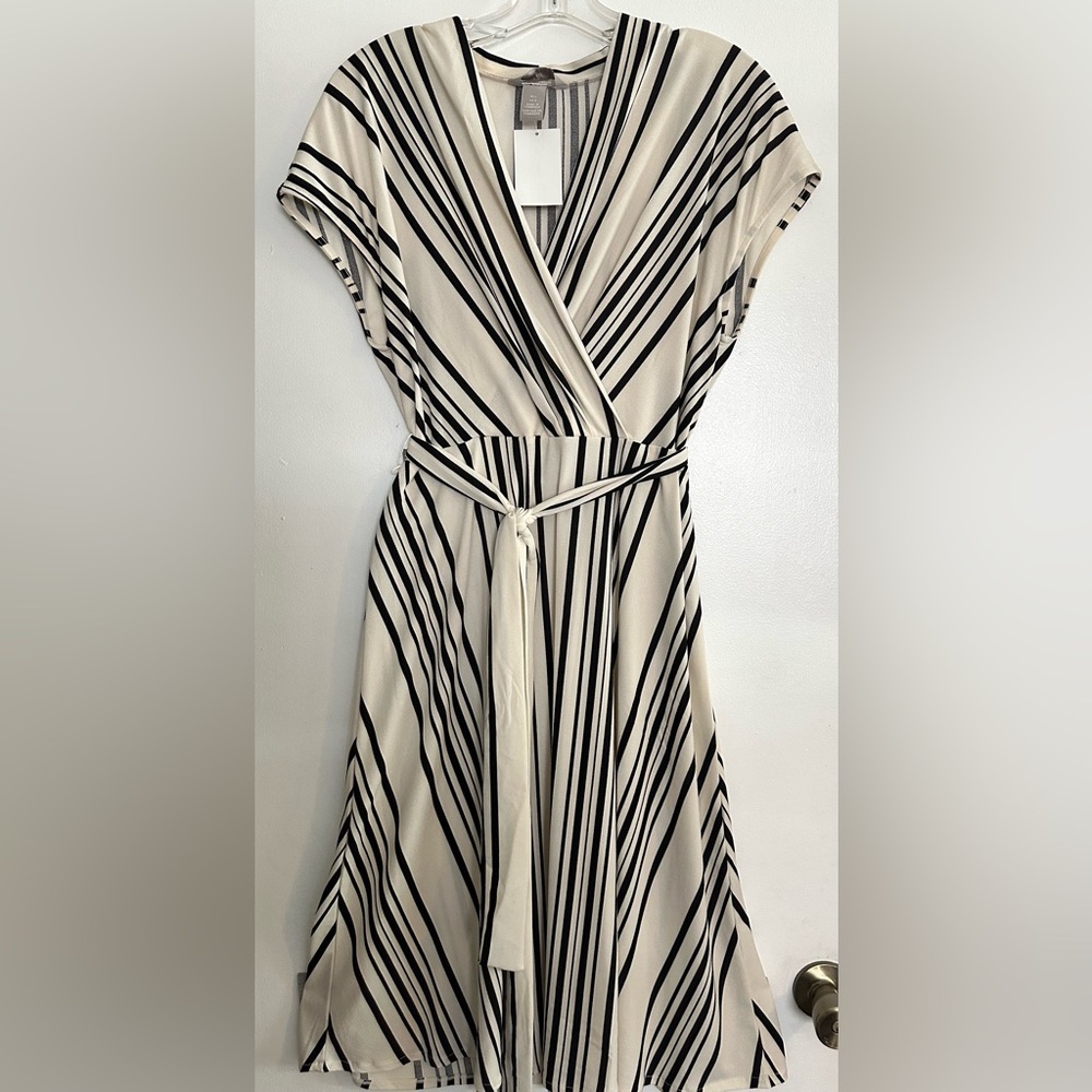 New H&M faux wrap dress